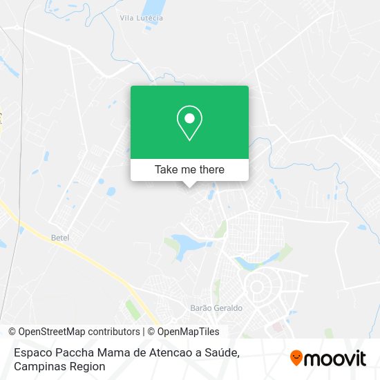 Espaco Paccha Mama de Atencao a Saúde map