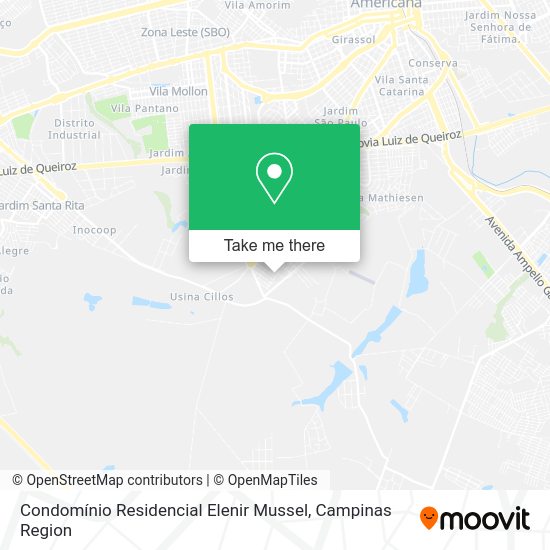 Condomínio Residencial Elenir Mussel map