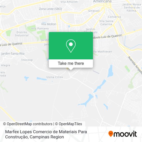 Marfex Lopes Comercio de Materiais Para Construção map
