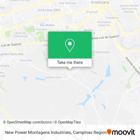 New Power Montagens Industriais map