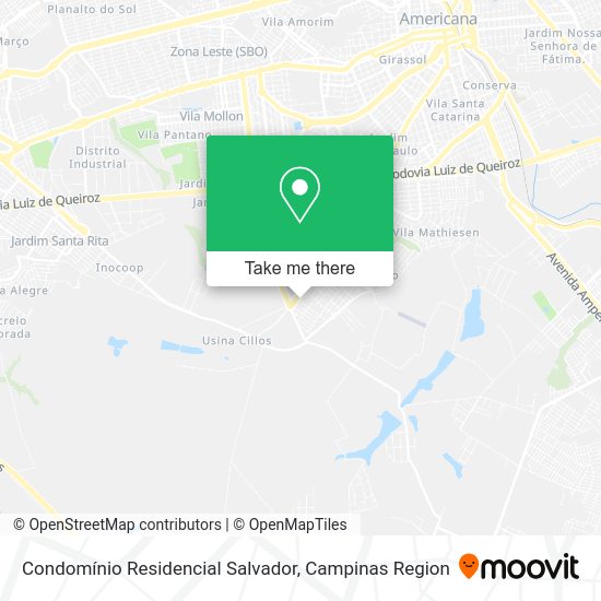 Condomínio Residencial Salvador map