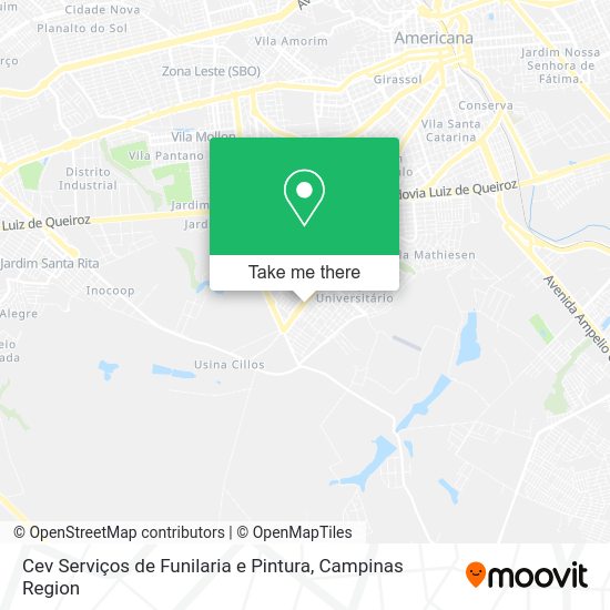 Cev Serviços de Funilaria e Pintura map