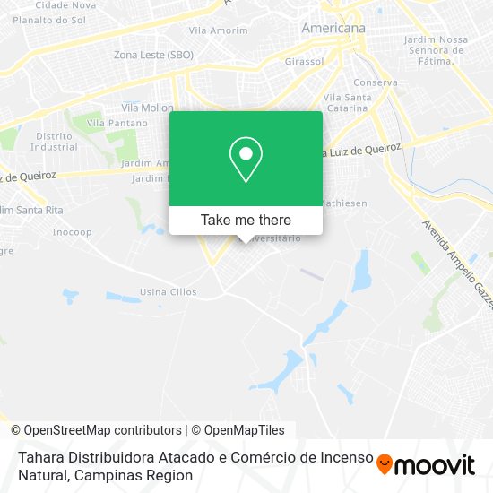 Tahara Distribuidora Atacado e Comércio de Incenso Natural map