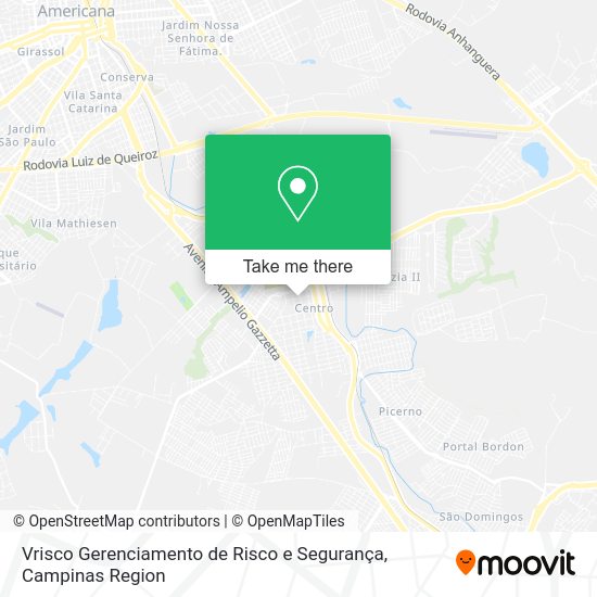 Vrisco Gerenciamento de Risco e Segurança map
