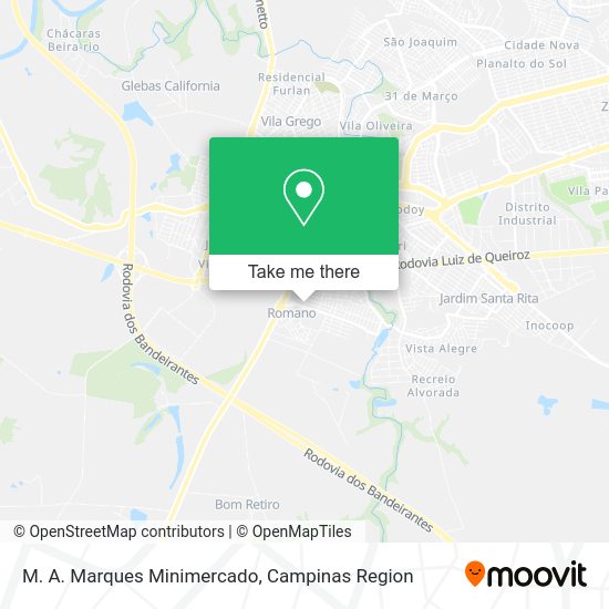 M. A. Marques Minimercado map