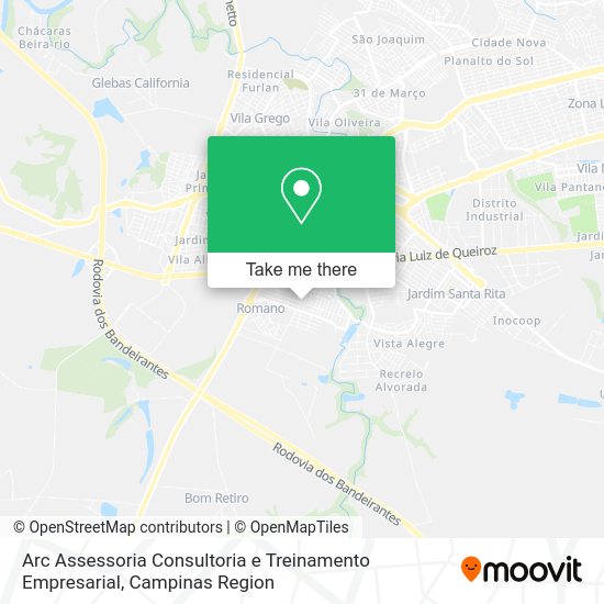 Arc Assessoria Consultoria e Treinamento Empresarial map