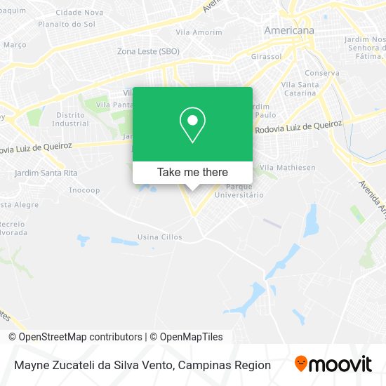 Mayne Zucateli da Silva Vento map