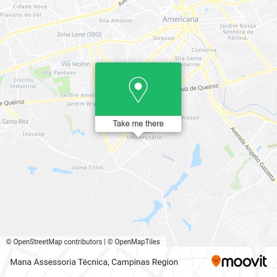 Mana Assessoria Técnica map