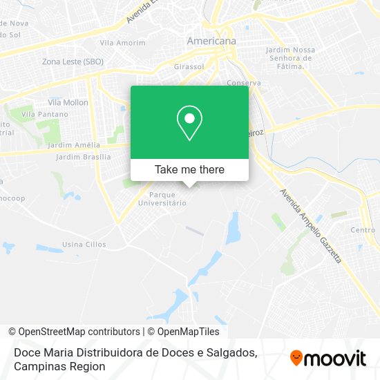 Doce Maria Distribuidora de Doces e Salgados map