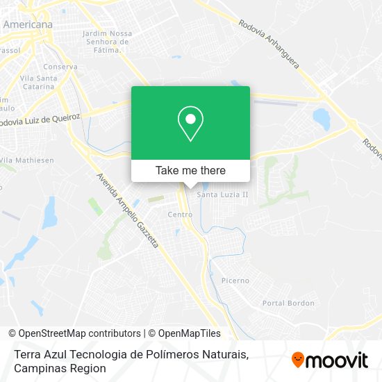 Terra Azul Tecnologia de Polímeros Naturais map