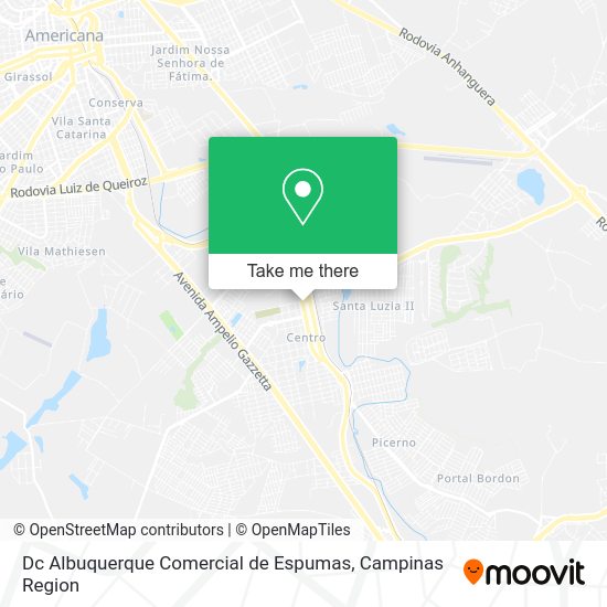 Dc Albuquerque Comercial de Espumas map