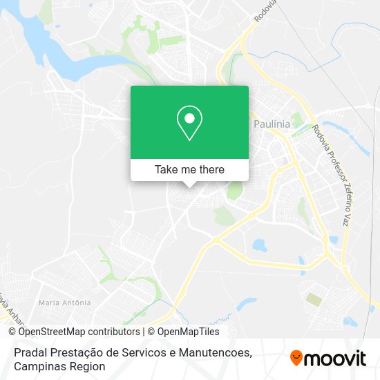 Pradal Prestação de Servicos e Manutencoes map
