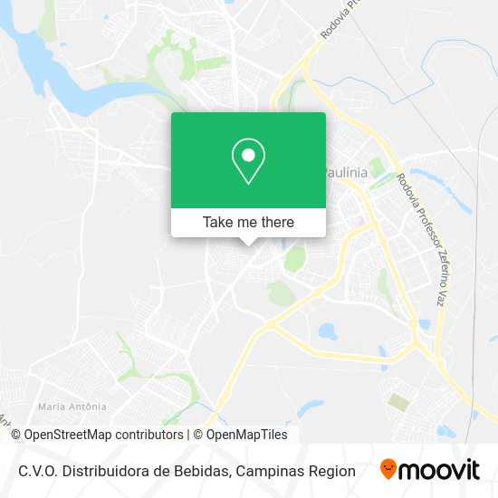 C.V.O. Distribuidora de Bebidas map