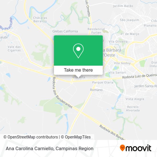 Ana Carolina Carniello map