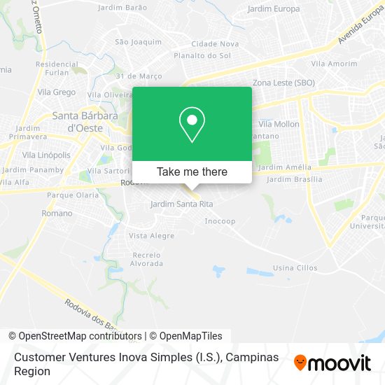 Customer Ventures Inova Simples (I.S.) map