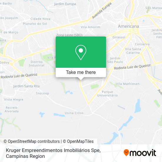 Kruger Empreendimentos Imobiliários Spe map