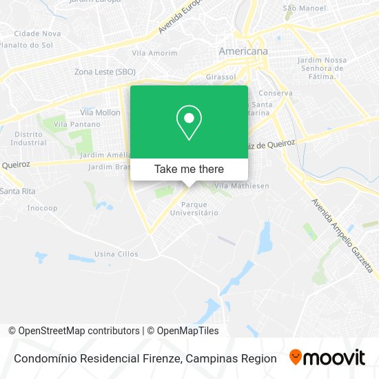 Condomínio Residencial Firenze map