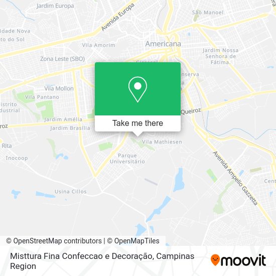 Misttura Fina Confeccao e Decoração map