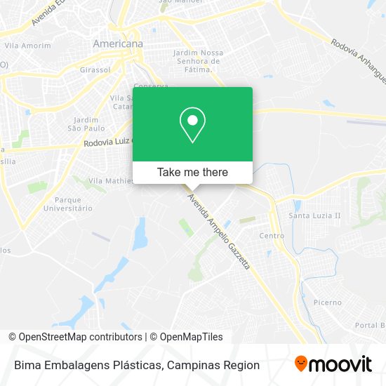 Bima Embalagens Plásticas map