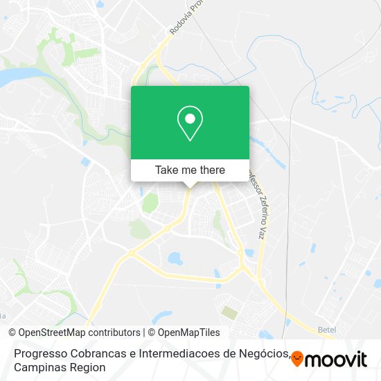 Progresso Cobrancas e Intermediacoes de Negócios map