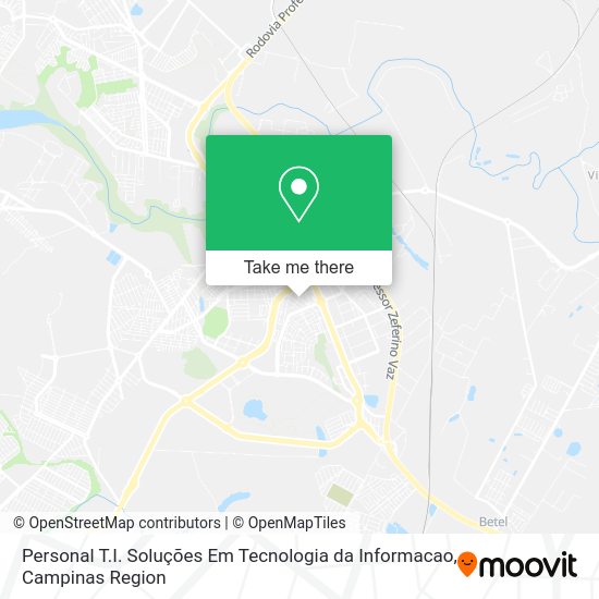 Personal T.I. Soluções Em Tecnologia da Informacao map