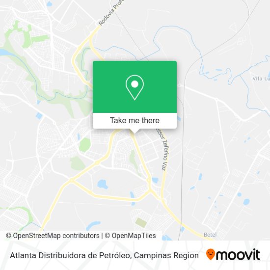 Atlanta Distribuidora de Petróleo map