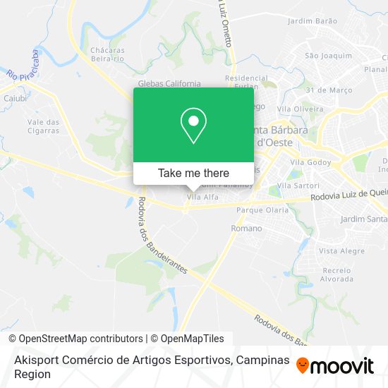 Akisport Comércio de Artigos Esportivos map