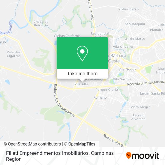 Filleti Empreendimentos Imobiliários map