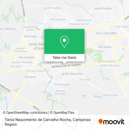 Tânia Nascimento de Carvalho Rocha map