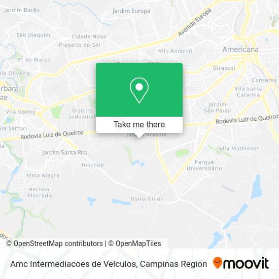 Amc Intermediacoes de Veículos map