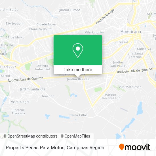 Proparts Pecas Pará Motos map