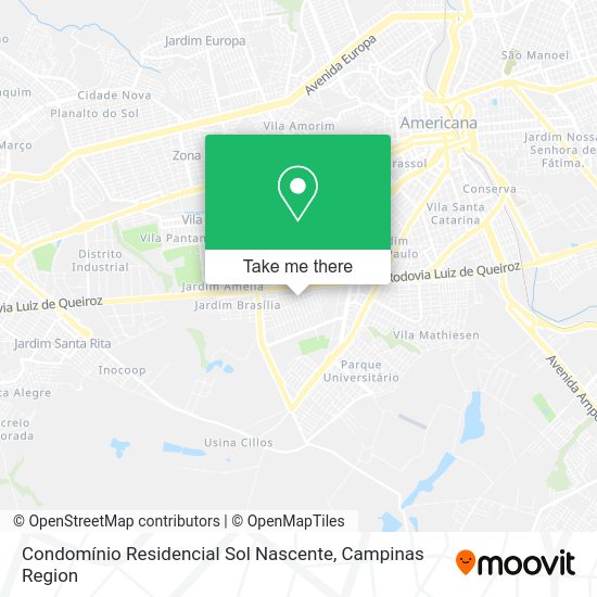 Condomínio Residencial Sol Nascente map