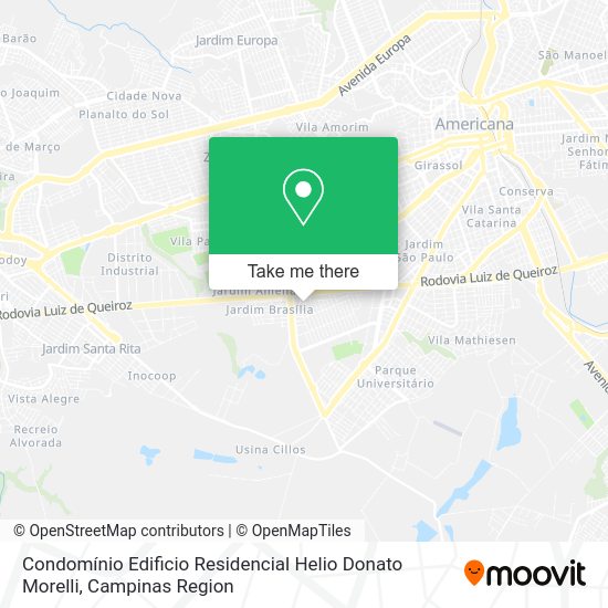 Condomínio Edificio Residencial Helio Donato Morelli map