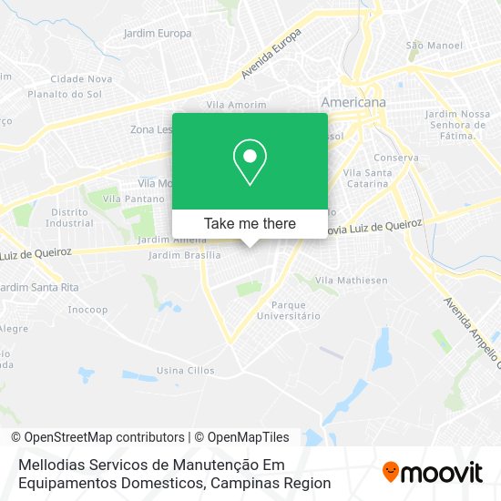 Mellodias Servicos de Manutenção Em Equipamentos Domesticos map