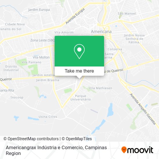 Americangrax Indústria e Comercio map
