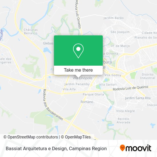 Bassiat Arquitetura e Design map