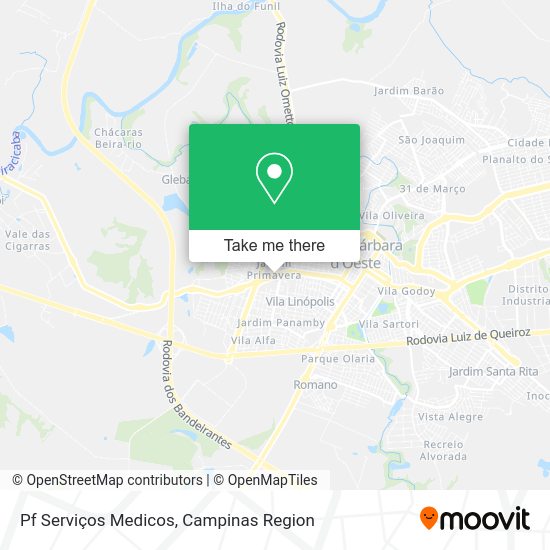 Pf Serviços Medicos map