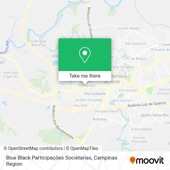 Blue Black Participações Societarias map