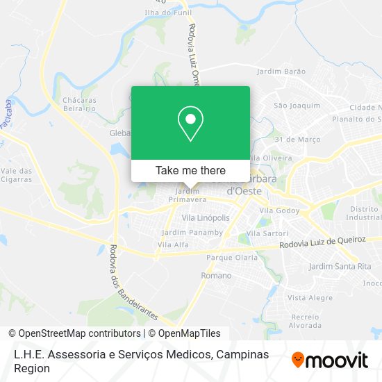 L.H.E. Assessoria e Serviços Medicos map