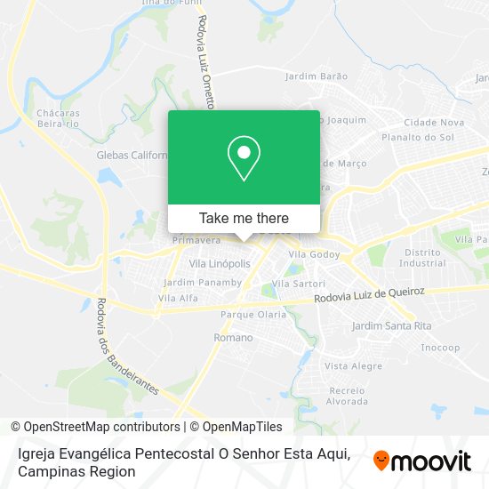 Igreja Evangélica Pentecostal O Senhor Esta Aqui map