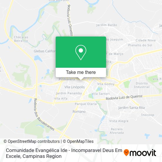 Comunidade Evangélica Ide - Incomparavel Deus Em Excele map