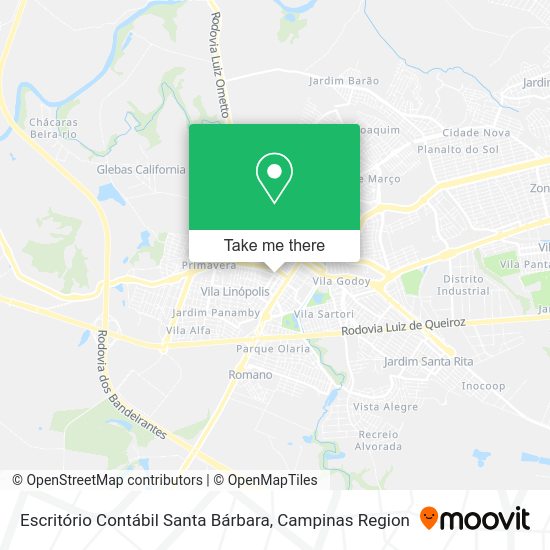 Escritório Contábil Santa Bárbara map