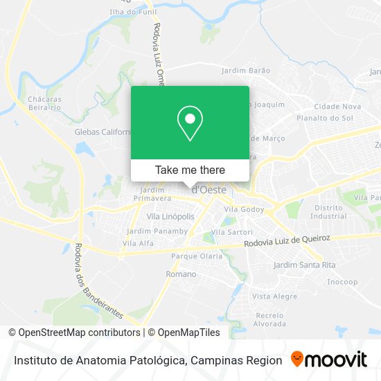 Instituto de Anatomia Patológica map