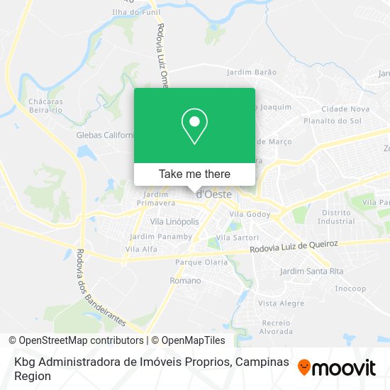 Kbg Administradora de Imóveis Proprios map