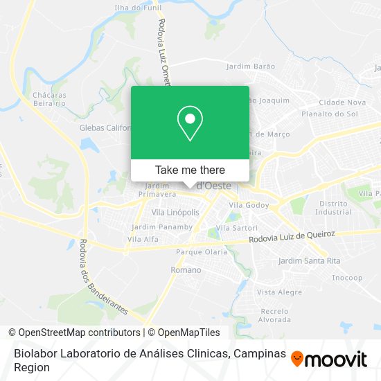 Biolabor Laboratorio de Análises Clinicas map