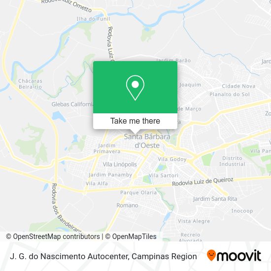 J. G. do Nascimento Autocenter map