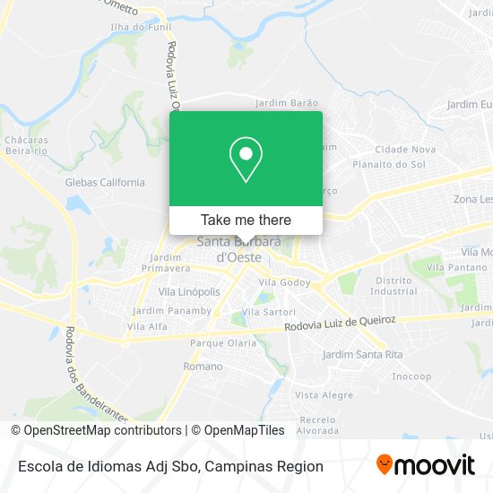 Escola de Idiomas Adj Sbo map