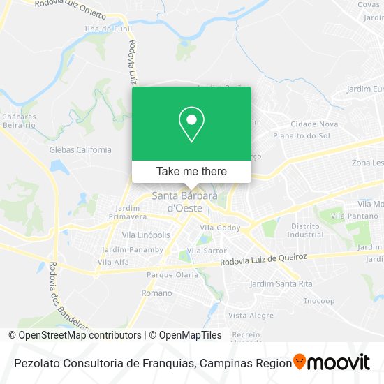 Pezolato Consultoria de Franquias map