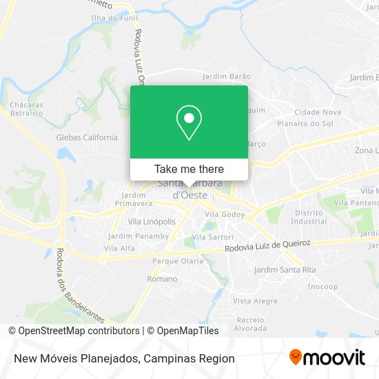 New Móveis Planejados map