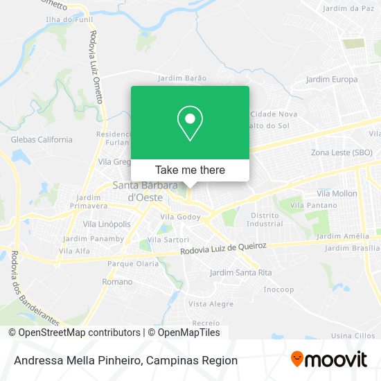 Andressa Mella Pinheiro map